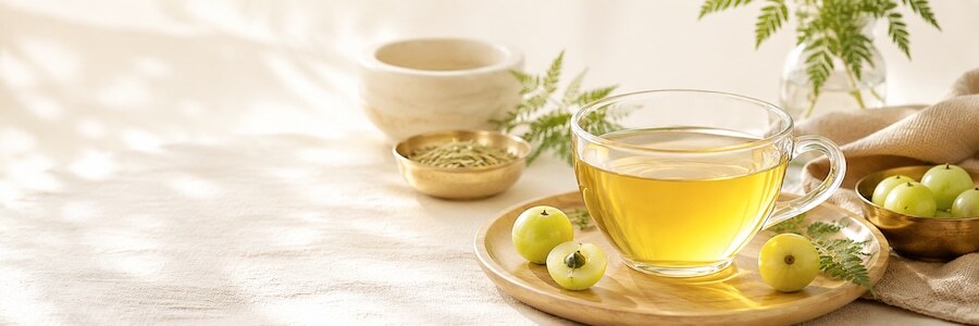 エンブリカ ハーブティー<アムラ＞ノンカフェイン 紅茶