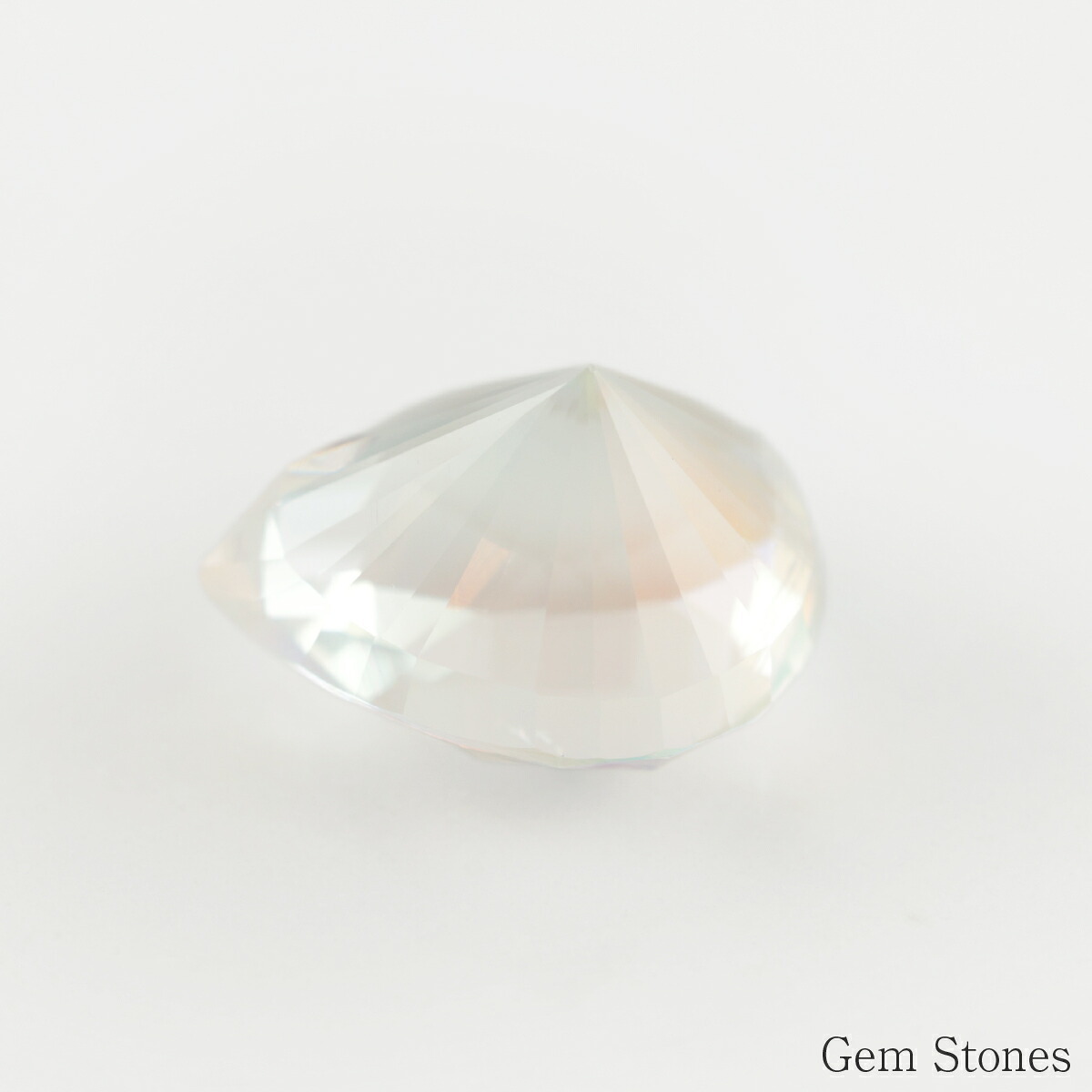 希少 ペアシェイプカット ラブラドライト 2.255ct ルース 宝石 裸石 オレンジ ブルー グリーン ムーンストーン ジュエリー コレクション 記念 お守り クリスマス 誕生日 プレゼント