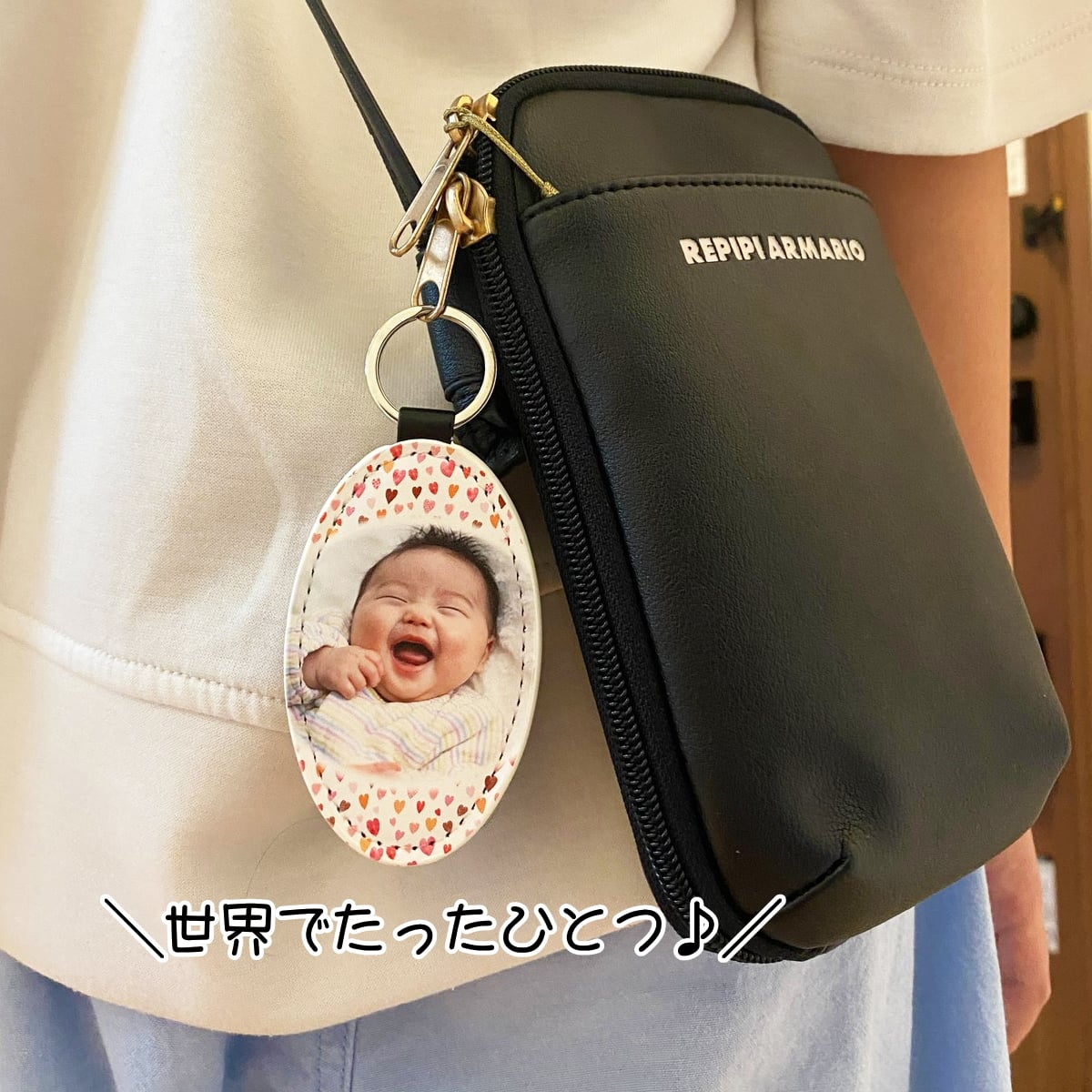 写真入り キーホルダー 写真 合皮キーホルダー 母の日 父の日 メモリアル ギフト プレゼント 記念品 敬老の日 誕生日プレゼント 還暦祝い 卒業記念品 祖母 祖父 お父さん お母さん 父 母 男性 女性