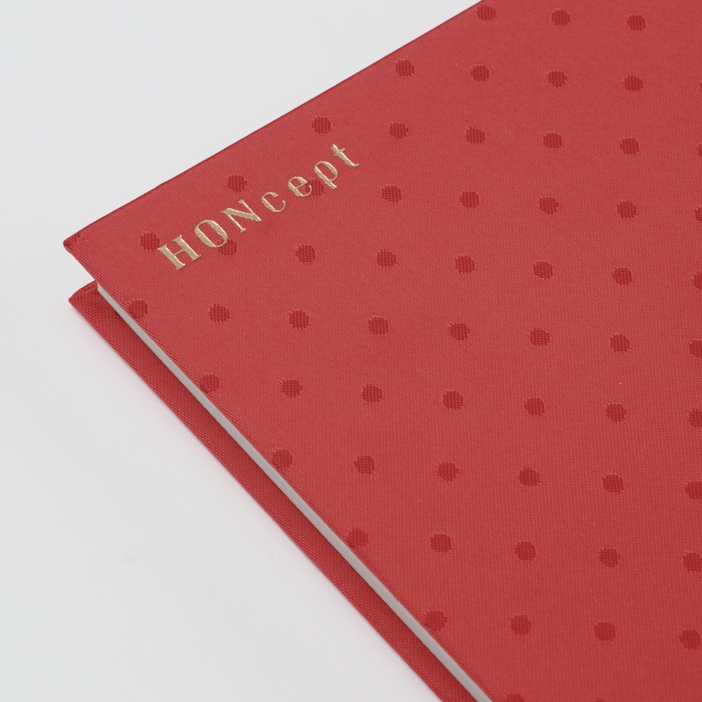 Charm Dot（水玉） - Red 25（レッド）ノート - 【HONcept 