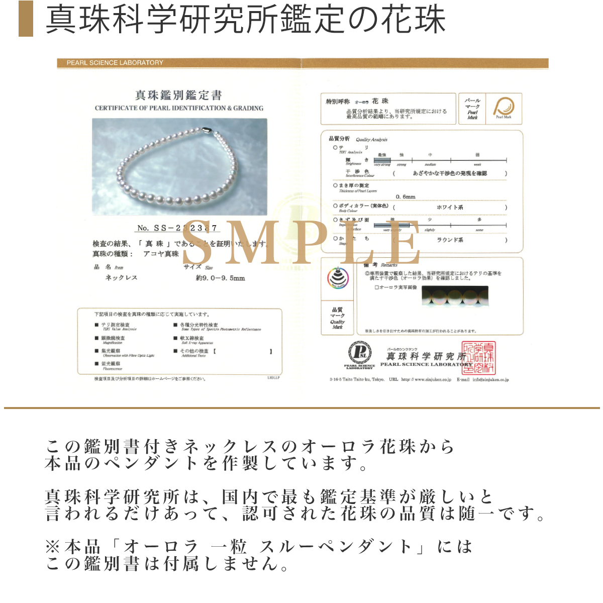 【数量限定】オーロラ花珠 パールネックレス パール 一粒 あこや真珠 8.5-9.0mm 大粒 テリ 花珠 真珠 スルーネックレス 一粒ネックレス 誕生石 送料無料 PT K18 K18PG 18金 プラチナ 小豆チェーン アコヤ 真珠 一粒パール ネックレス 真珠ペンダント ギフト プレゼント  成人式 真珠科学研究所 レディース 女性 彼女 妻 入学式 卒業式 就職祝い