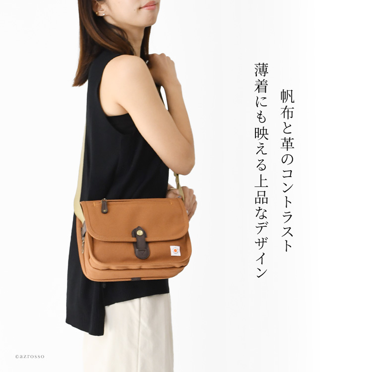 日本製 オーガニックコットン バッグ レディース 帆布 ショルダーバッグ 縦型 軽い 小さめ 夏 帆布 ショルダー 小さい コットン バッグ 軽量 ミニ ショルダー バッグ 斜めがけ バッグ ネイビー キャメル ブラウン カーキ 綿 100 キャンバス 肩掛け 母の日 ギフト 花以外 誕生日 プレゼント