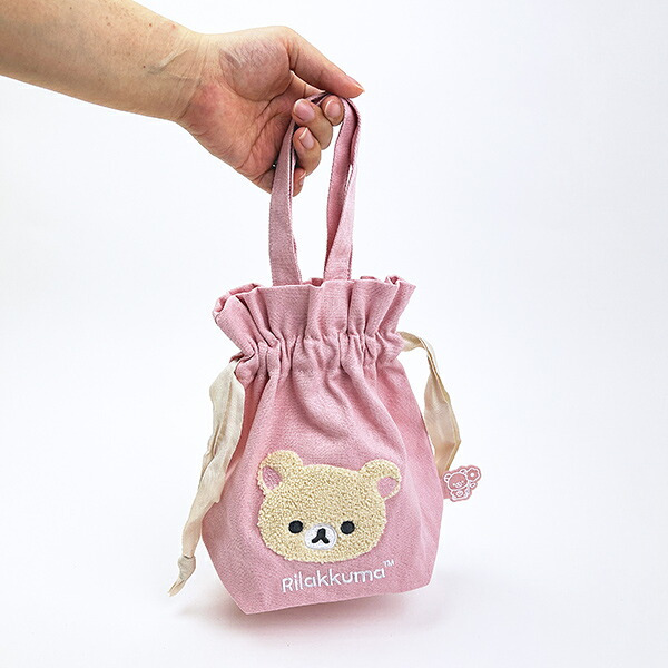 リラックマ コリラックマ 相良刺繍巾着 バッグ