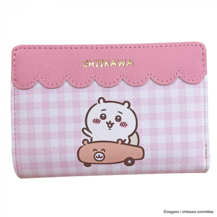 【1月20日入荷分予約受付中】 ちいかわ ファスナー財布 ピンク 財布 レディース キッズ 子供用 小銭入れ カードケース 可愛い キャラクター グッズ 雑貨 プレゼント ギフト