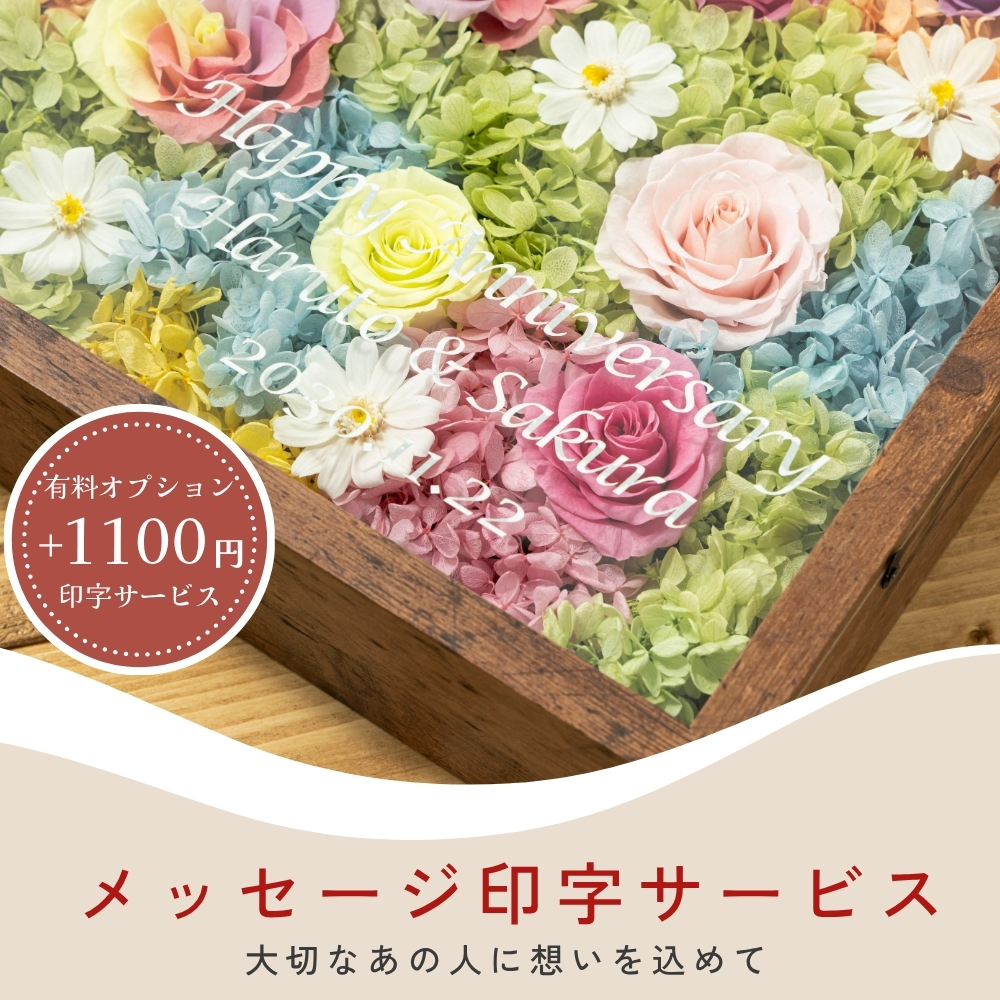 開店祝い プリザーブドフラワー ギフト 名入れ バラ 額縁 【コフレット】おしゃれ 開業祝い 開院祝い プレゼント 記念日 周年記念 記念品 退職祝い 送別会 卒業 卒団 喜寿 還暦 お祝い フラワーアレンジメント フラワーギフト