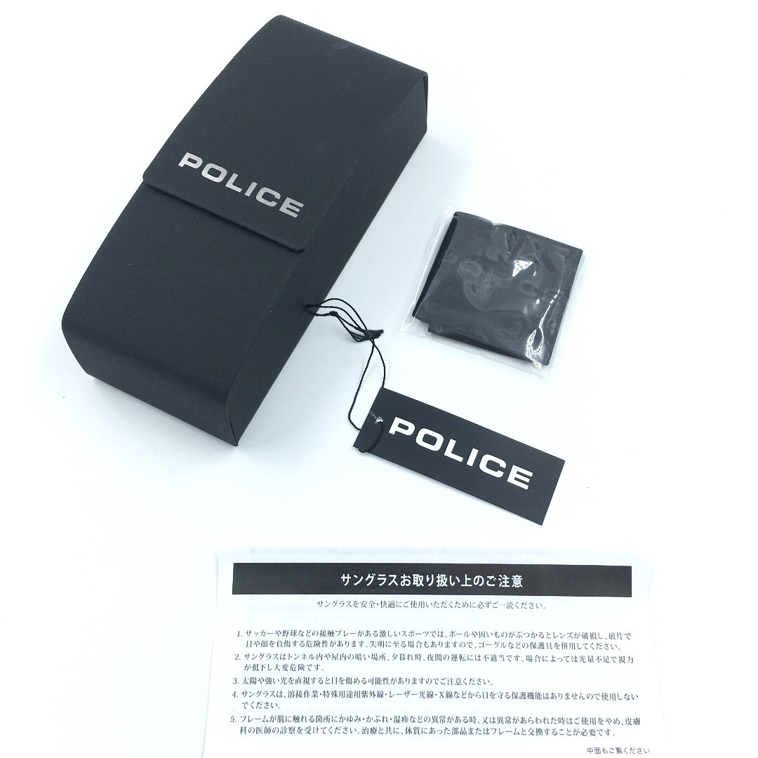 送料無料】POLICE ポリス サングラス SPL-636N 0579 シルバー 新品未 