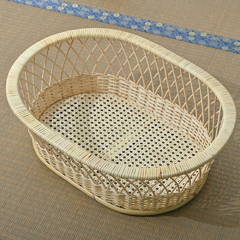 脱衣かご 脱衣カゴ バスケット 抗菌 樹脂製 ポリプロピレン ラタン風 業務用 ホテル 旅館 温泉 脱衣所 脱衣場 洗面所 ランドリー インテリア テイスト 雑貨?