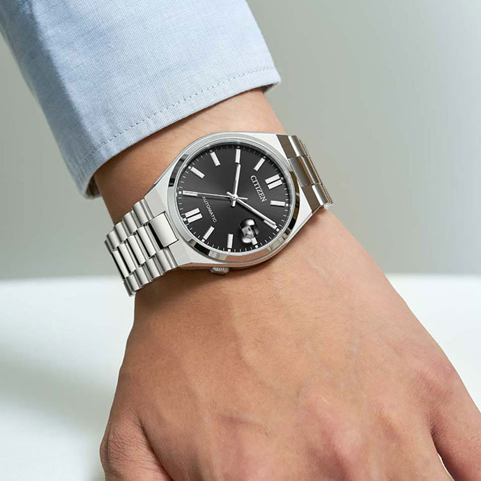 CITIZEN 腕時計 シチズン 時計 ウォッチ シチズン コレクション TSUYOSA Collection ツヨサ コレクション 自動巻き メカニカル グリーン メンズ NJ0150-81X [並行輸入品]
