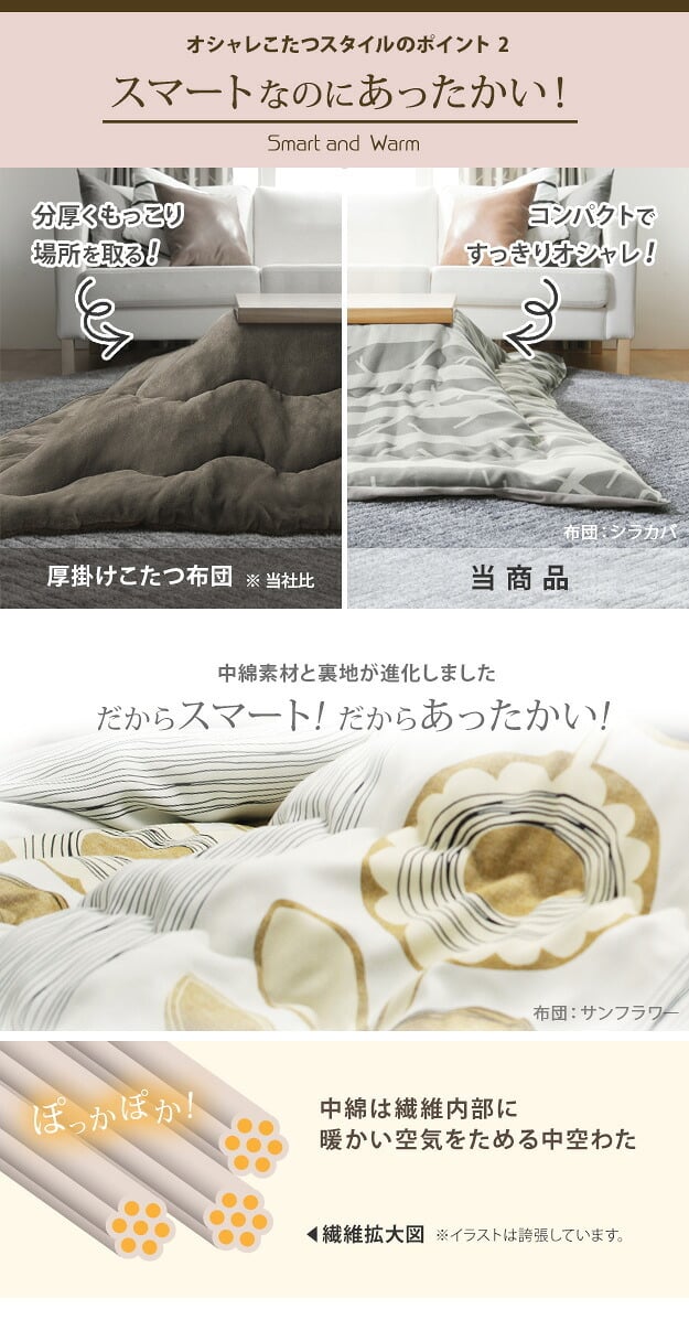 こたつ 長方形 大判サイズ 楢ラウンド折れ脚こたつ-リラ 180×100cm 日本製厚手カーテン生地の北欧柄こたつ布団セット こたつ布団セット 折脚 継ぎ脚 角が丸い テーブル ローテーブル 炬燵 コタツ モダン 天然木 木製 日本製 国産 テレワーク 新生活