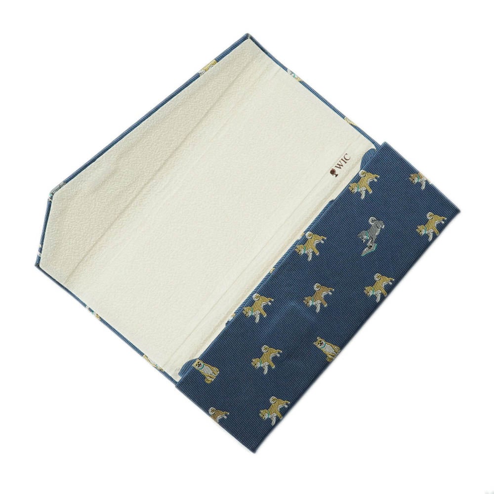 WIC DESIGN／ メガネケース（犬柄)  折り畳み式 眼鏡ケース スリム クリスマス バレンタインプレゼント ギフト　ブランド  キャラクター WICPP503983EG