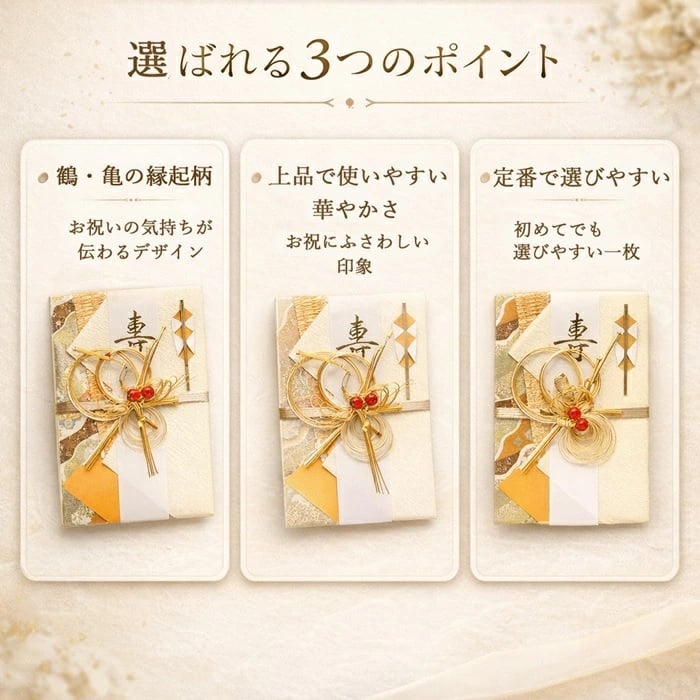 デザイン金封祝儀袋NK344/345鶴/亀 祝儀袋 10万円以上に最適 結婚 出産 出産祝い 一般御祝用 入学 のし袋 御祝儀袋 入学祝御祝儀袋 ほんの少し大き目の祝儀袋 
