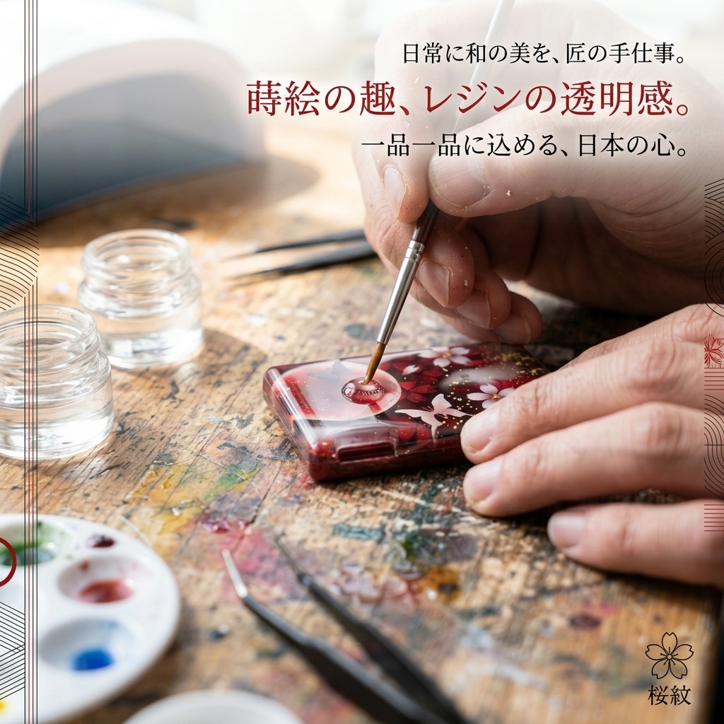 ミンティアケース『手』　名入れ 職人 手作り ハンドメイド 送料無料 伝統工芸 立体樹脂 金彩 桜 和モダン 和柄 和風 和雑貨 和小物 ギフト プレゼント フリスク