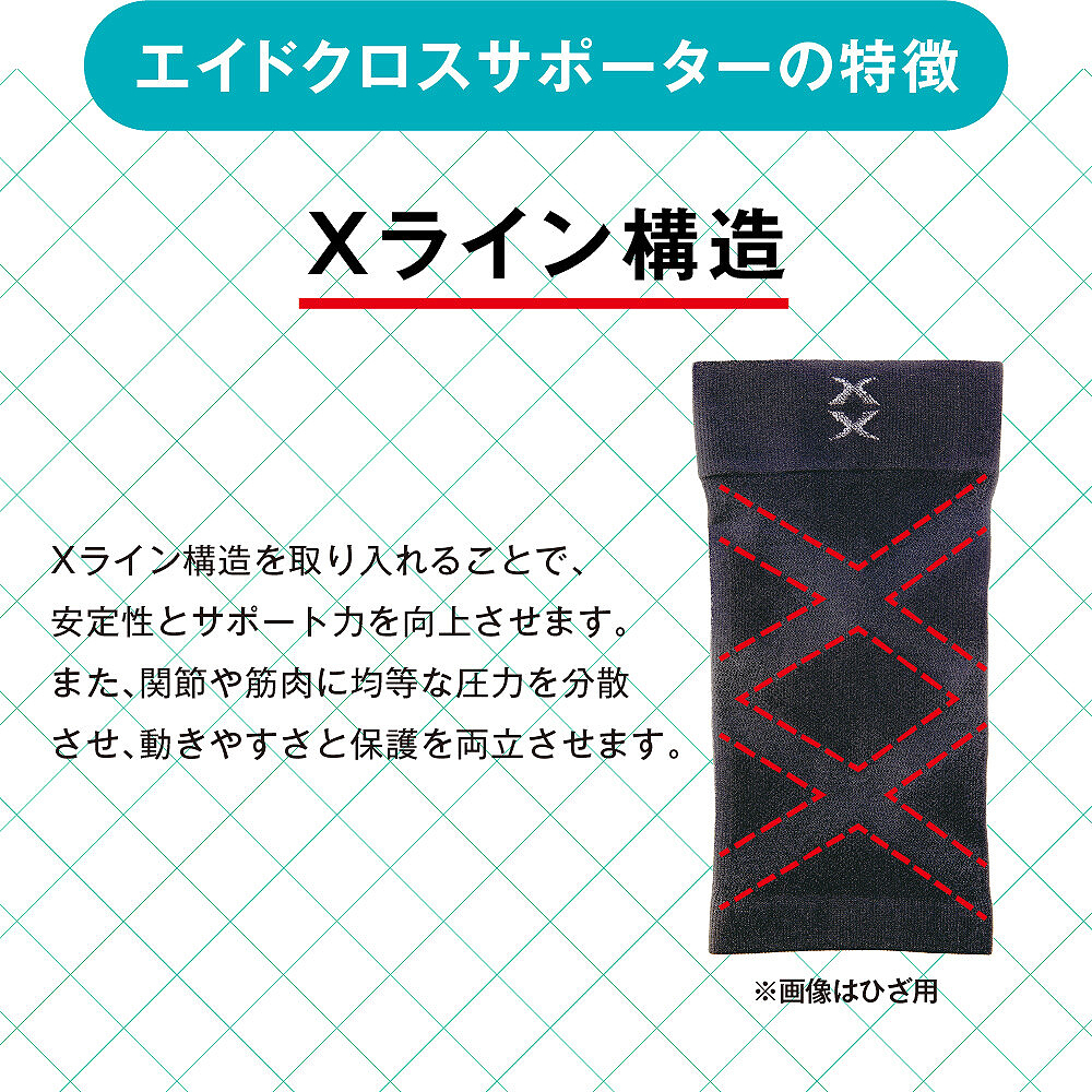 【日本製】自由に動ける 腰サポーター 腰用サポーター エイドクロスサポーター 軽量 メッシュ 通気性素材 Xライン構造 手洗い可能 薄型 腰ベルト 骨盤サポート 男女兼用 姿勢サポート 日常に寄り添う装着感!【送料無料】
