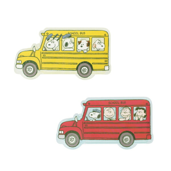 スヌーピー アクリルオーガナイザー(きょうだいたち) 文具 Preppystyle schoolbus SNOOPY