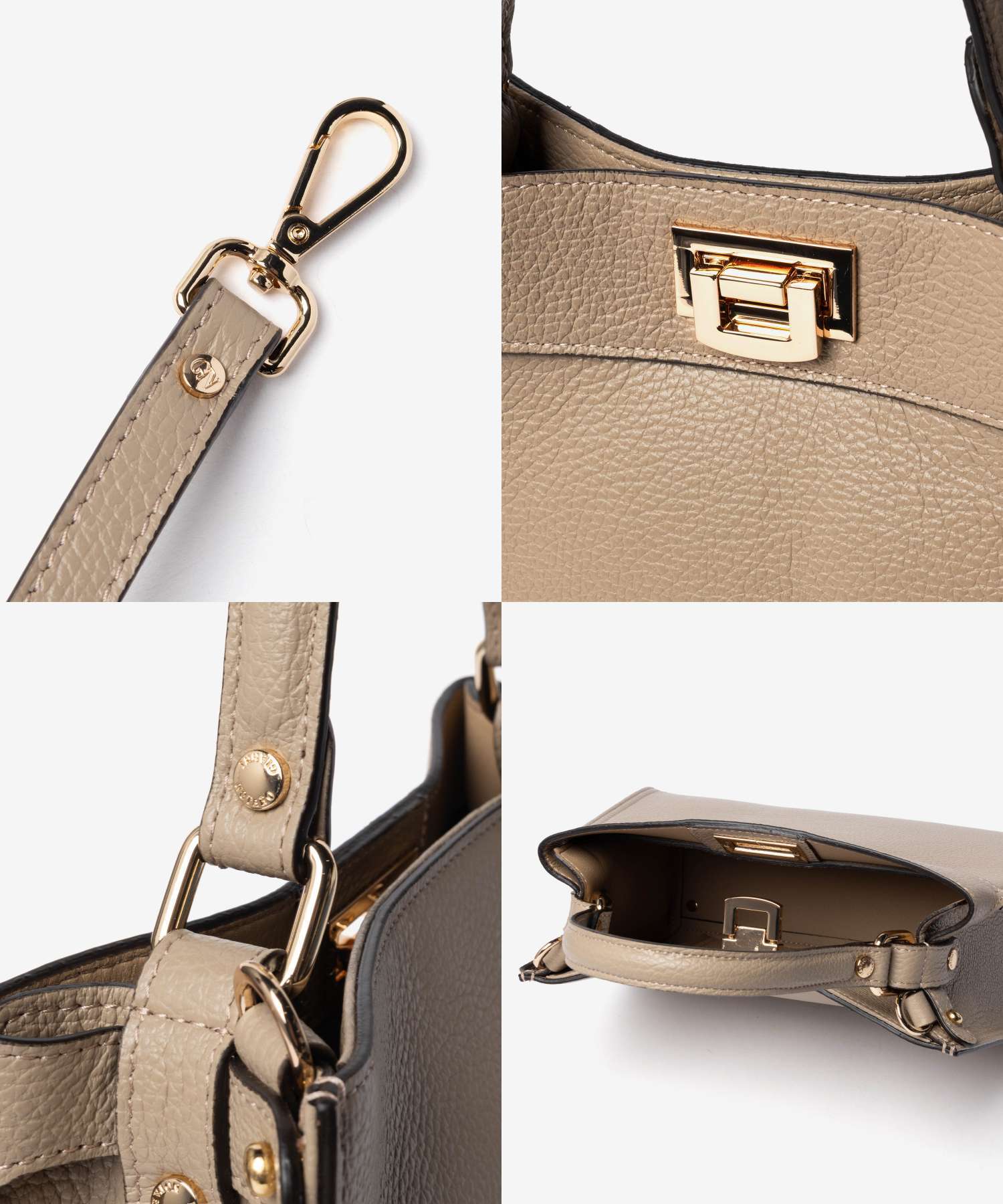 ジャンニノターロ GIANNI NOTARO Carol J. キャロルジェイ Leather Shoulder bag 418 レザーショルダーバッグ 418 ハンドバッグ レディース バッグ