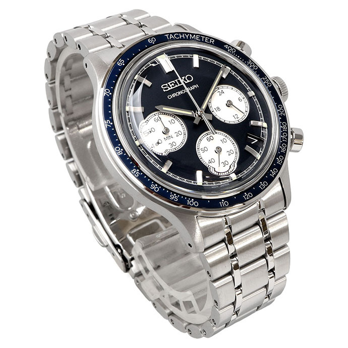 SEIKO 腕時計 セイコー 時計 ウォッチ クロノグラフ タキメーター 50M防水 ビジネス カジュアル メンズ SSB477P1 海外モデル [並行輸入品]