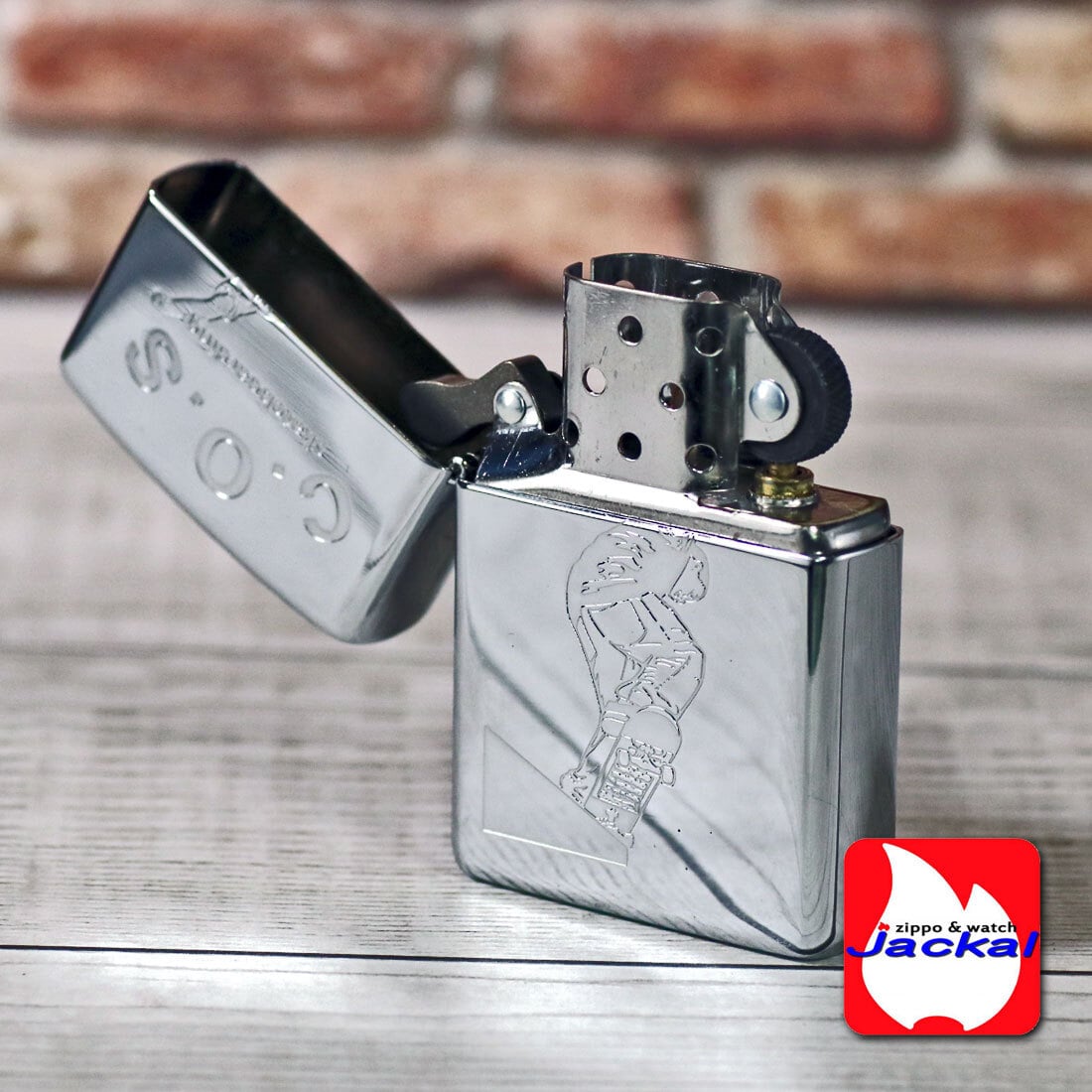 【送料無料】zippo(ジッポーライター)訳あり 蔵出し 希少レア 1997年製 現品限り スケートボード 展示品未使用 サイドにうお座彫刻あり SB-3 おしゃれ 映え メンズ レディース レトロ ギフト プレゼント [zSB-3]