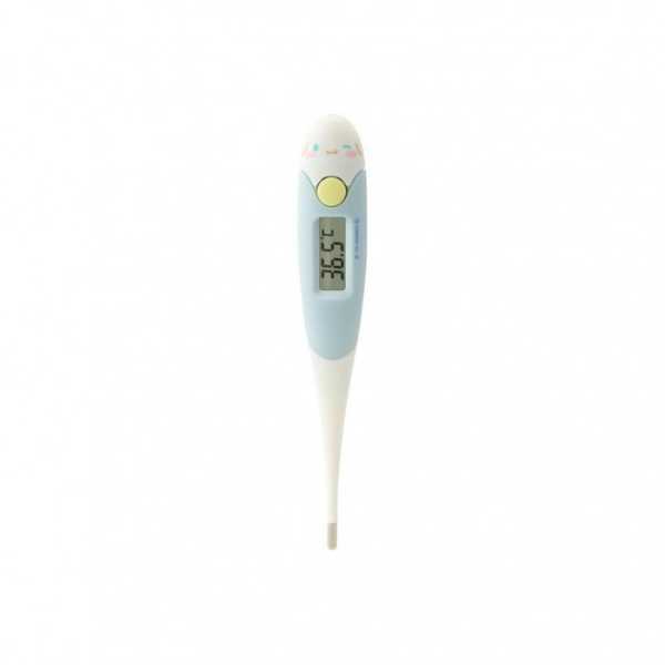 電子体温計 サンリオ シナモロール ドリテック TO-206BL キャラクター やわらかタッチ 予測検温 15秒 脇下用 医療機器 基礎体温 健康管理 出産祝い プレゼント サンリオ正規ライセンス品