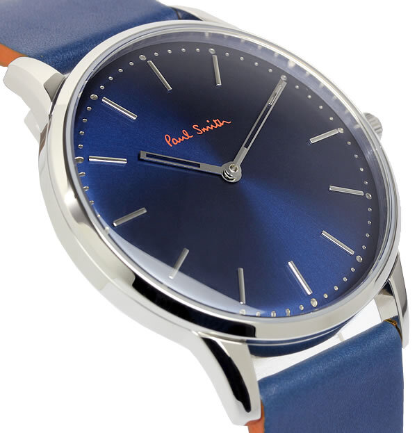 ポールスミス Paul Smith 腕時計 メンズ 革ベルト 子牛革 Unisex Slim 40mm クオーツ 日本製ムーブメント 5気圧防水 シンプル ファッション PS13