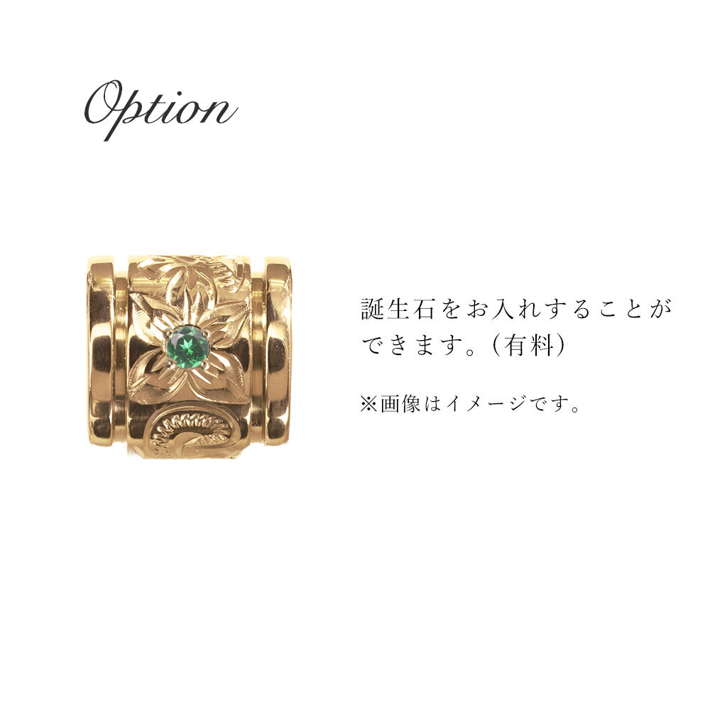 金属アレルギー対応 ペアネックレス ハワイアンジュエリー 純チタン ゴールドカラー ペアネックレス 誕生石 チューブ Sサイズ Lサイズ チェーン 長さ選べる イオンプレーティング カップル プレゼント 【品番：CG-TIP401SLP-Y】