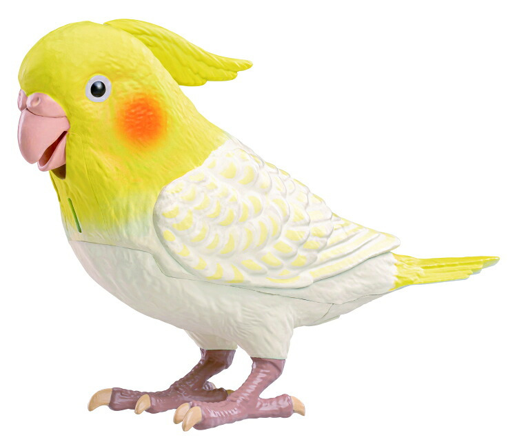 【送料無料・包装無料】タカラトミーアーツ もっとおしゃべり天才オカメインコちゃん / ギフト 父の日 母の日 敬老の日 シニアプレゼント 幼児玩具 おもちゃ 保育園 幼稚園 幼児おもちゃ 動物おもちゃ 動物玩具 男の子 女の子 セキセイインコ バーチャルペット 高齢者 音声認識 クリスマス クリスマスプレゼント インコの日