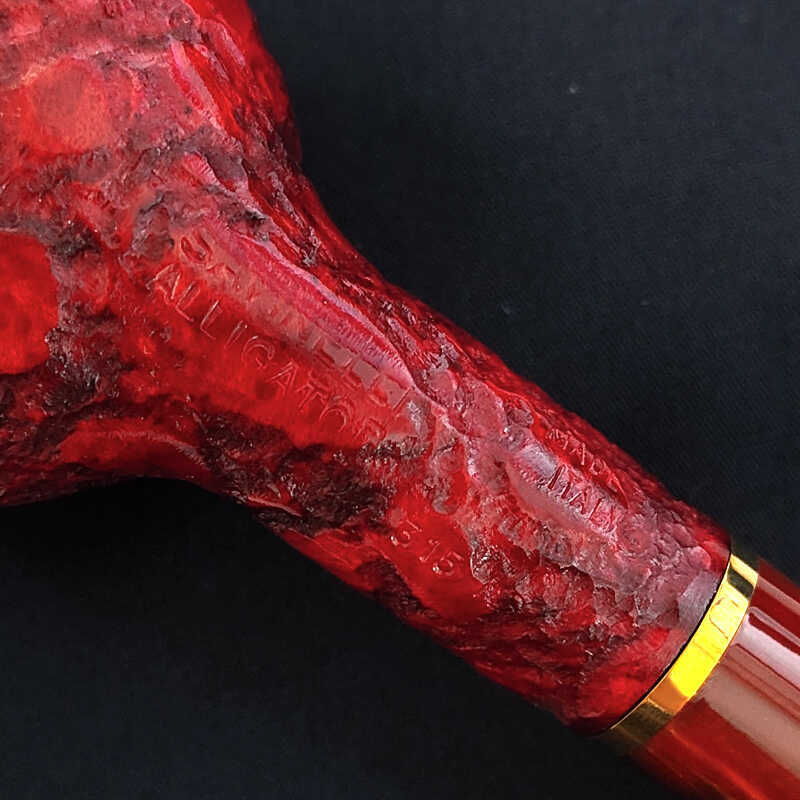 パイプ サビネリ レッド アリゲーター 喫煙具 プリンス ラスティック 9mmフィルター ブラウン パイプ本体 SAVINELLI 高級 鰐 プレゼント ギフト かっこいい おしゃれ メンズ