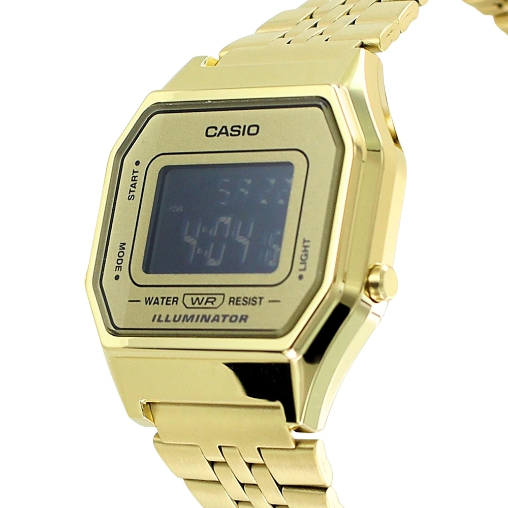 箱なし カシオ 腕時計 レディース CASIO ゴールド デジタル レトロ 小さめ メタル ストップウォッチ アラーム LEDライト 海外モデル 逆輸入 ヴィンテージ シンプル 上品 通勤 通学 誕生日 プレゼント ギフト 成人 卒業 入学