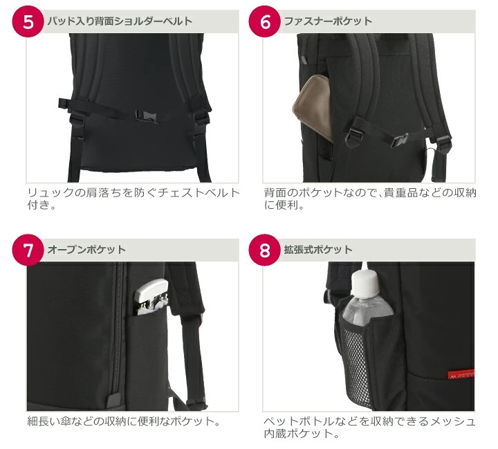 マンハッタンパッセージ メーカー直営 #7016 バックパック ビジネスバッグ 軽量 A4対応 12L MANHATTAN PASSAGE ギフト プレゼント
