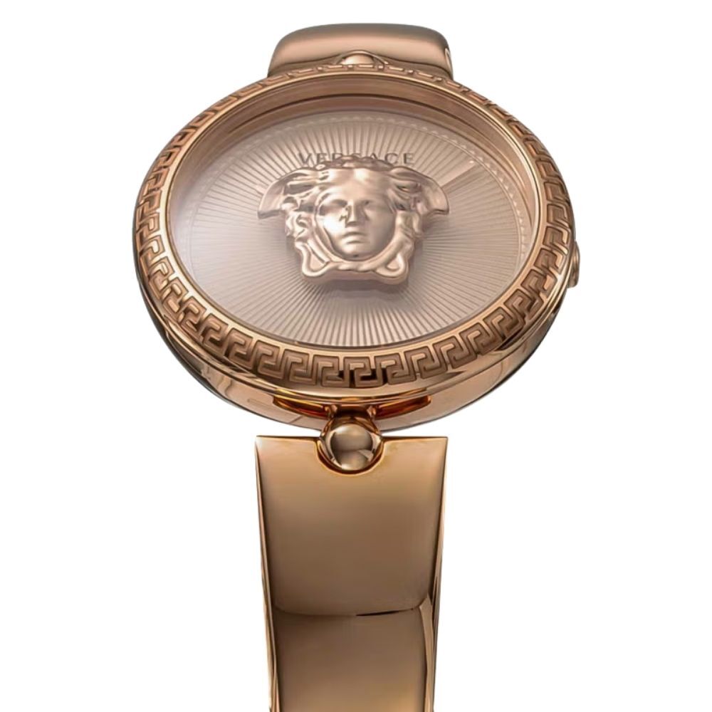 ヴェルサーチェ 腕時計 レディース ピンクゴールド 34mm VERSACE PALAZZO パラッツォ 立体メデューサ スイス製 レディース腕時計 高級 ブランド おしゃれ かわいい プレゼント ギフト 成人 卒業 入学