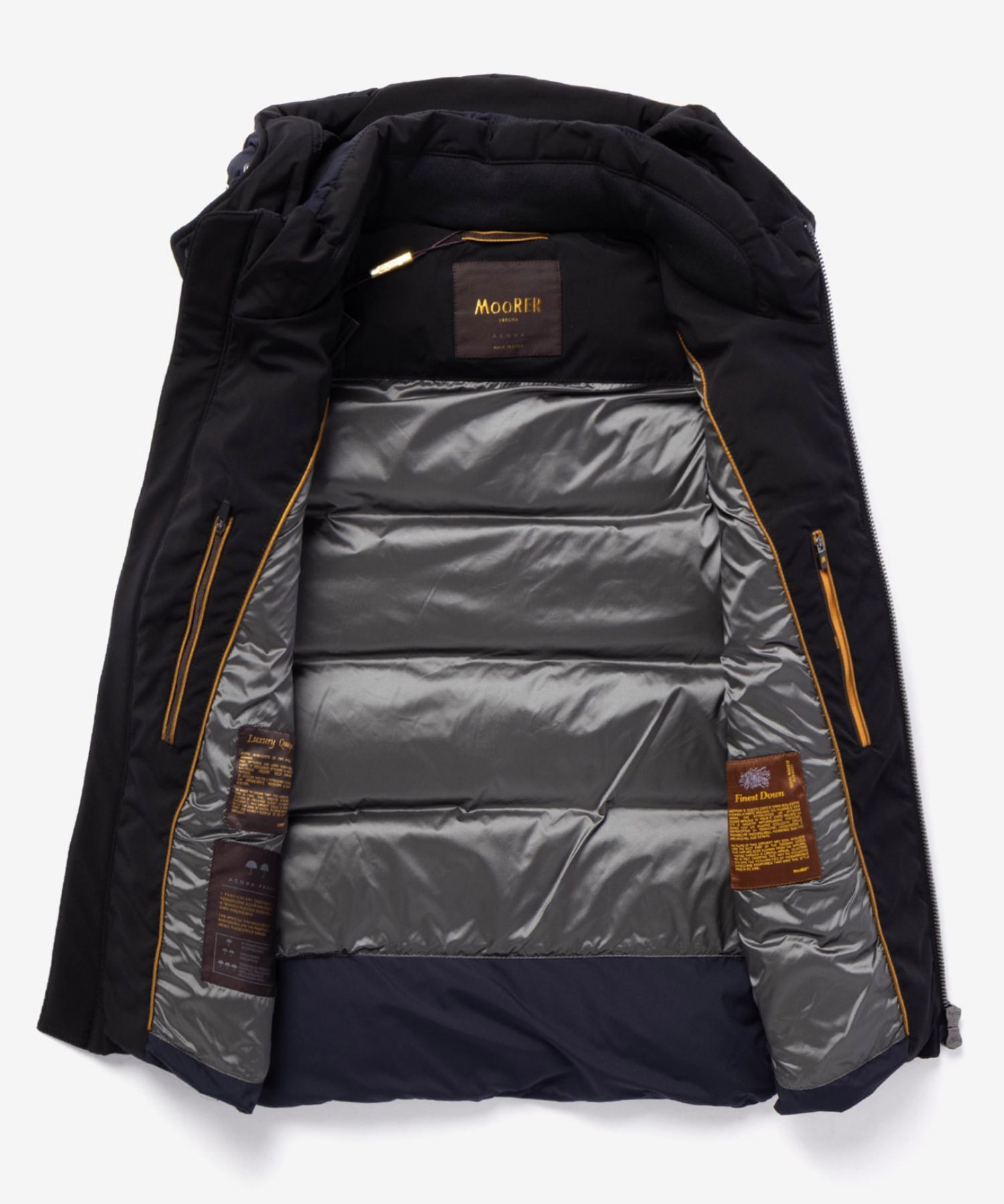 ムーレー MOORER ACQUA SERIES アクアシリーズ FIRE-SKT ファイアー フーディー MOUGI200307 TEPA034 ダウンベスト メンズ アウター 防水 FIRE SKT