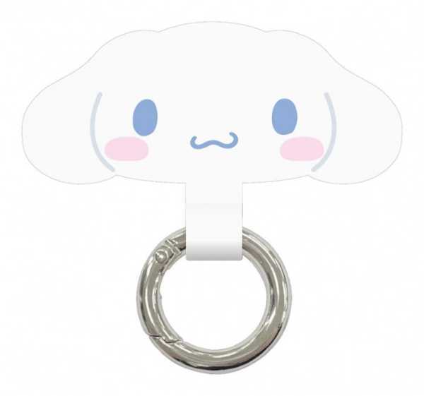 サンリオ マルチリングプラス シナモロール スマホリング 落下防止 ストラップホルダー 挟むだけ キャラクター グッズ iPhone Android 全機種対応 サンリオ正規ライセンス品