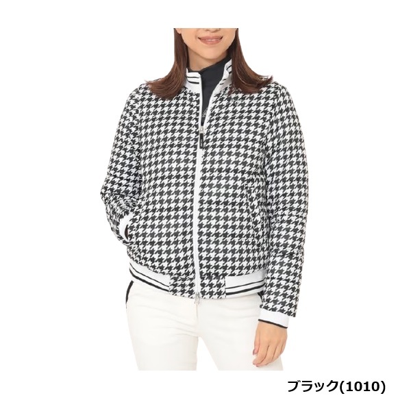 キャロウェイ ゴルフ レディース ブルゾン スターストレッチ千鳥プリント中綿ブルゾン (WOMENS) Callaway Golf C25215203 2025年秋冬モデル お誕生日祝い お祝い 記念品 30代 40代 50代 60代 母の日 お母さん 還暦祝い 敬老の日 彼女 人気プレゼント プレゼント