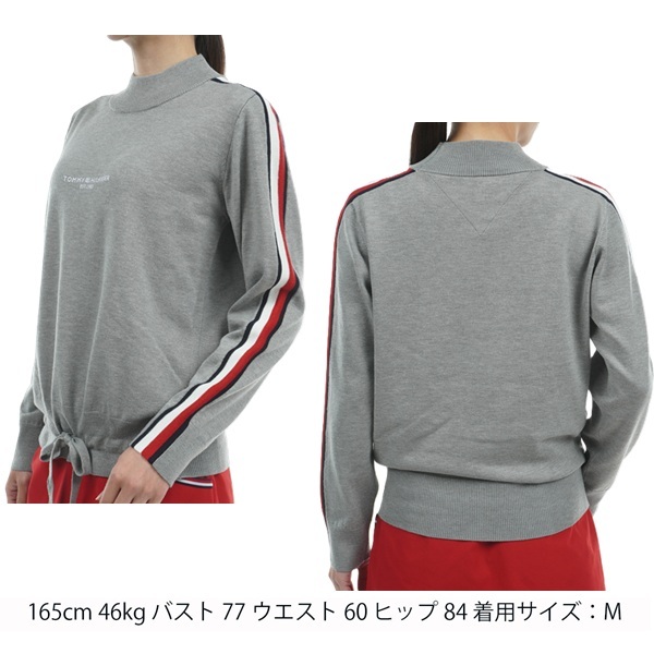 トミーヒルフィガー ゴルフ レディース トリコライン ハイネックセーター TOMMY HILFIGER GOLF THLA471 秋冬モデル お誕生日祝い お祝い 記念品 30代 40代 50代 60代 母の日 お母さん 還暦祝い 敬老の日 彼女 人気プレゼント プレゼント