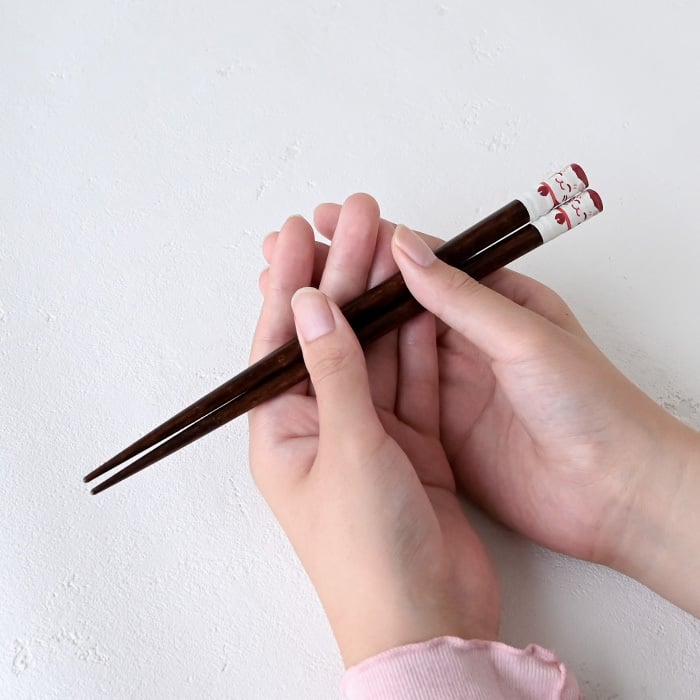 【名入れ 箸】若狭塗 手描きネコ 夫婦箸 ペア箸 プレゼント ギフト 箸 セット 名入れ おしゃれ 日本製 母の日 父の日 敬老の日 結婚祝  誕生日プレゼント お餞別 退職祝  伝統工芸・ 和遊感