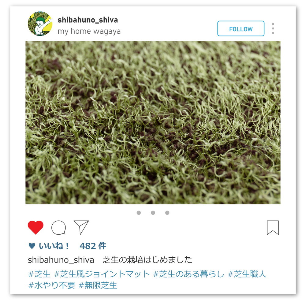 芝生風 ジョイントマット シーヴァ 約60×60cm 27枚入り 大判 サイドパーツ付き