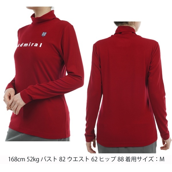 アドミラル ゴルフ レディース ソフトタッチ ロングスリーブ タートルシャツ ADMIRAL GOLF ADLA472 秋冬モデル お誕生日祝い お祝い 記念品 30代 40代 50代 60代 母の日 お母さん 還暦祝い 敬老の日 彼女 人気プレゼント プレゼント
