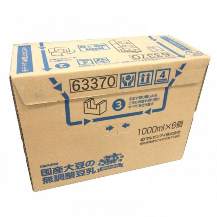 マルサン 国産大豆の無調整豆乳 1L 6本 セット 豆乳 1000ml 無添加 大豆イソフラボン 飲み比べ 健康飲料 朝食 料理 飲料 豆乳鍋 豆乳スープ 豆乳ドリンク