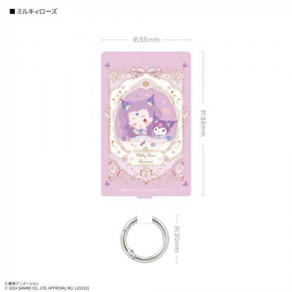 Yes!プリキュア5GoGo! サンリオ マルチリングプラス F.ミルキィローズ スマホリング キャラクター 落下防止 ストラップホルダー 携帯アクセサリー プリキュア グッズ サンリオ正規ライセンス品