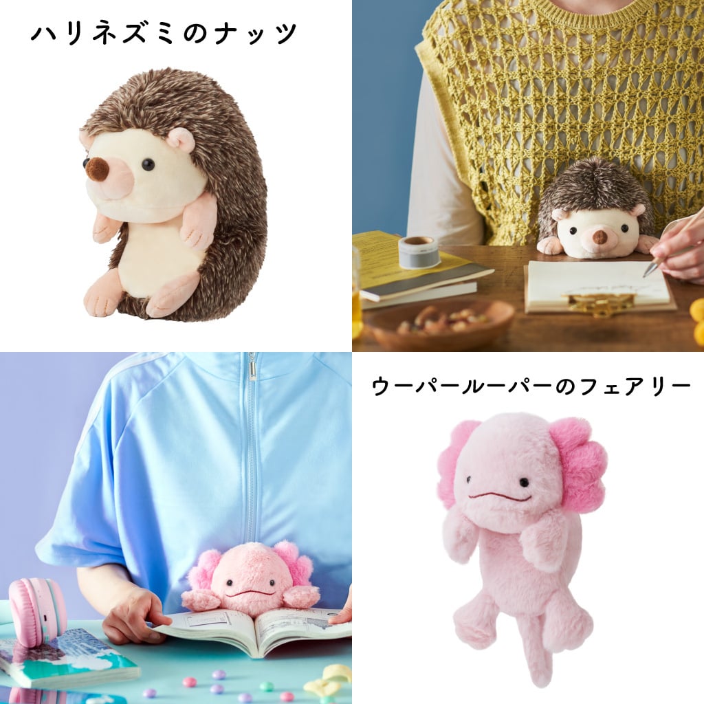 “猫背”なあなたを支えるぬいぐるみ、『ふんばるず』 クッション ストレッチ 猫背防止 背中 パソコン作業 デスクワーク オフィス かわいい どうぶつ ぬいぐるみ 姿勢矯正 凝り防止 ギフト プレゼント 誕生日 女性 プレゼント 無料ラッピング メッセージカード