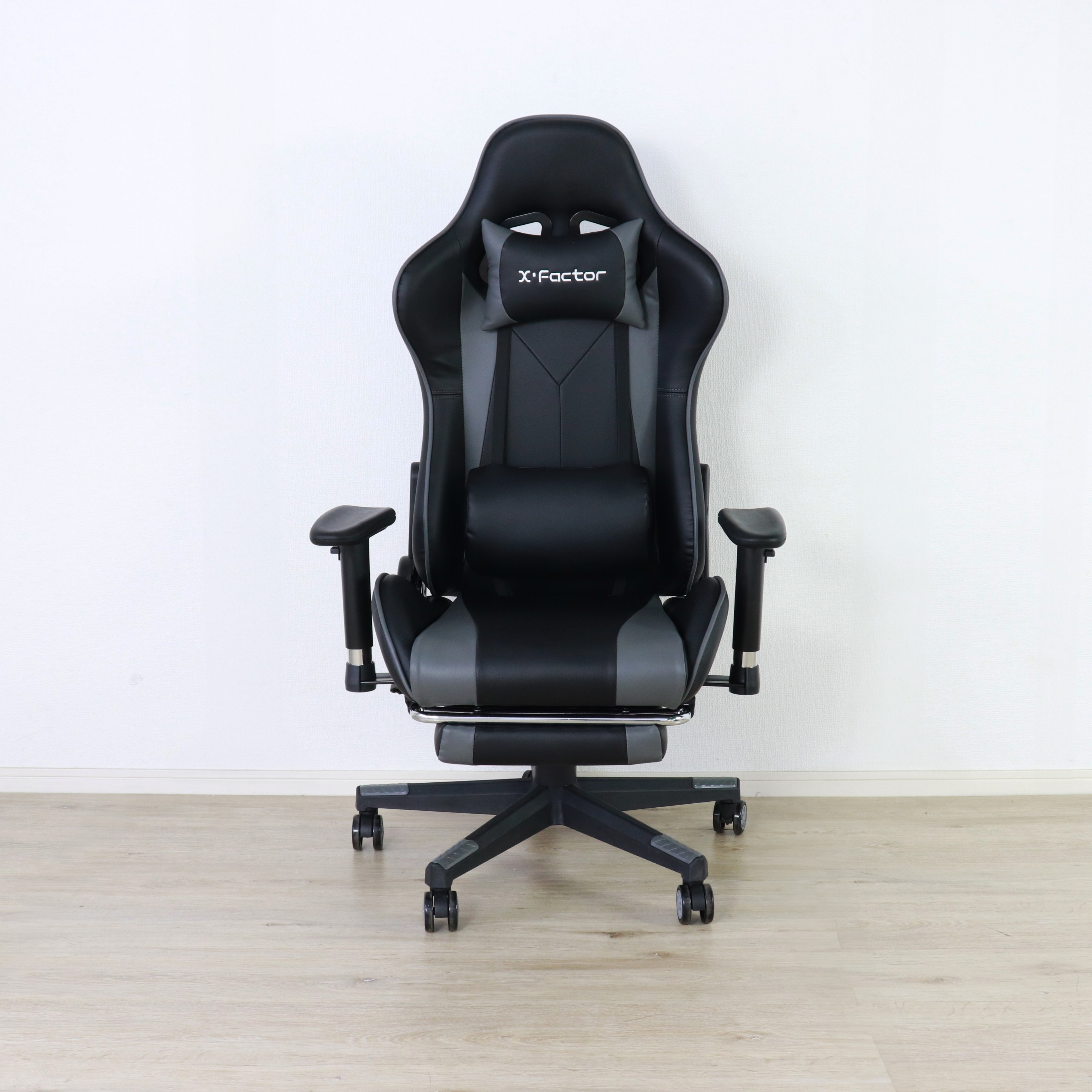 ゲーミングチェア 高さ調節 フットレスト付き グレー・ホワイト・オレンジ W70xD65xH123-133cm座面高44-54cm デスクチェア オフィスチェア パソコンチェア フットレスト グレイ ホワイト オレンジ おしゃれ 新生活