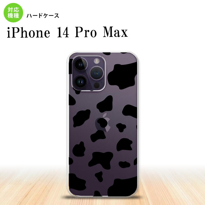 iPhone14 ProMax iPhone14 Pro Max スマホケース 背面ケース ハードケース ダルメシアン 牛 クリア 2022年 9月発売 nk-i14pm-479