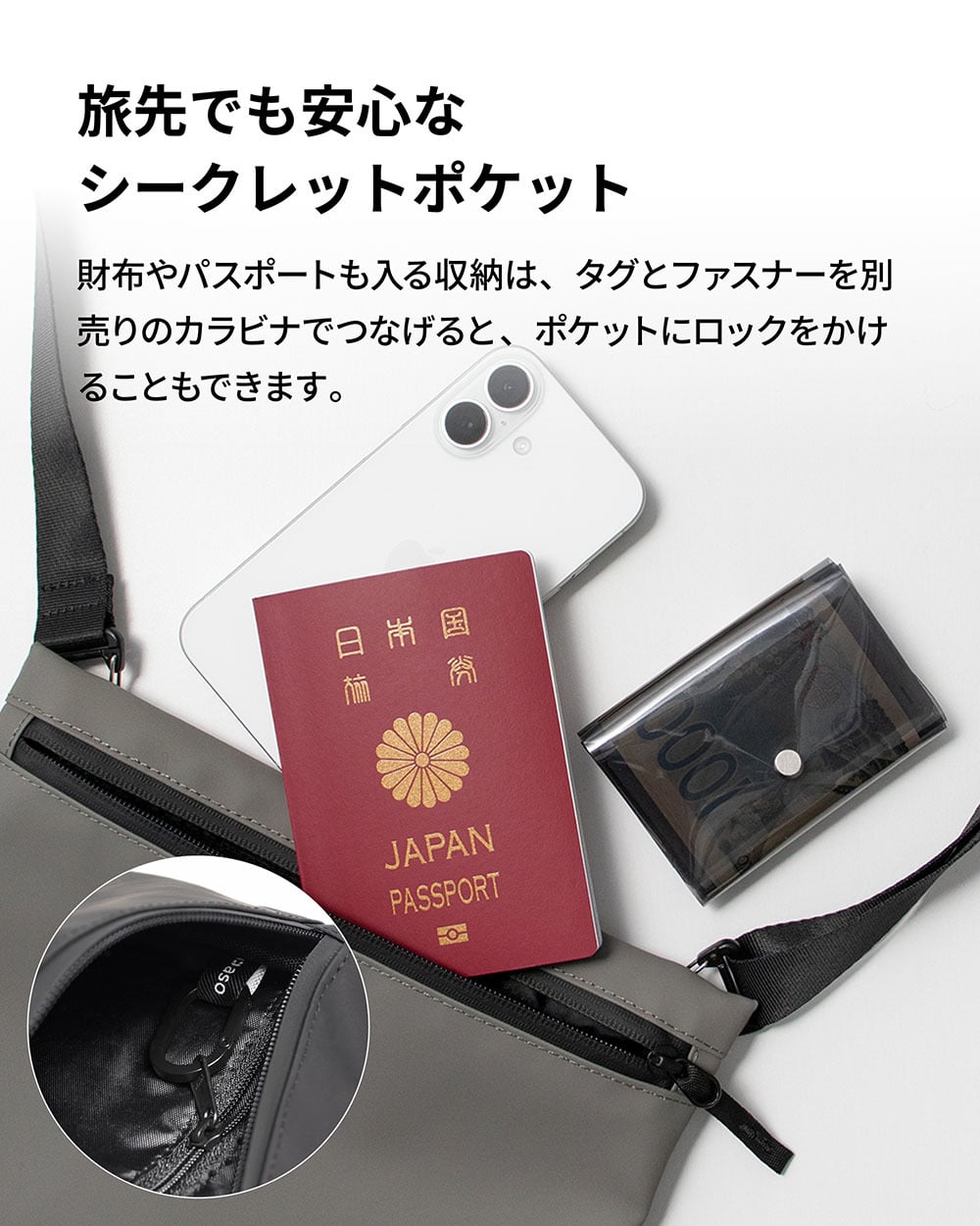 TOFTSACOCHE（タフトサコッシュ） サコッシュ ボディバッグ iPad ガジェット メンズバッグ 収納 小物ポーチ t耐水 レディース メンズ デイリー 小物 ガジェット ポケット 送料無料 新生活 ギフト プレゼント プチギフト 【aso】
