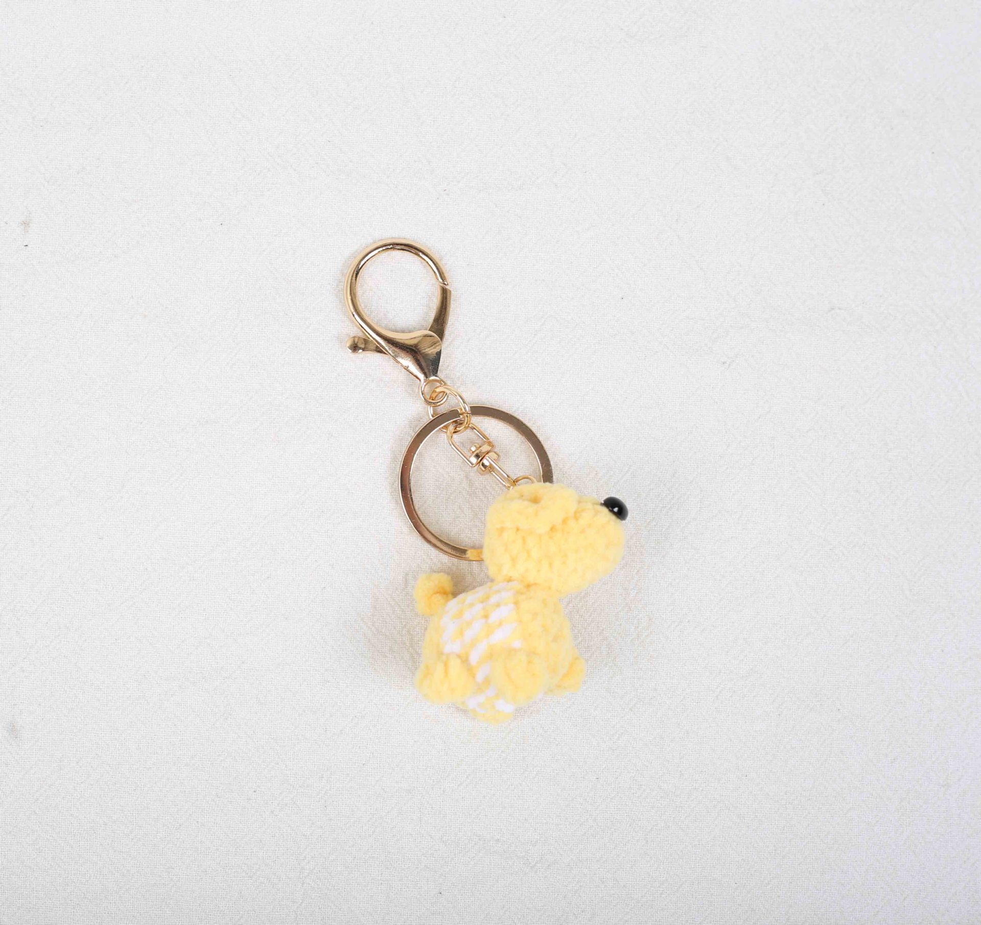 犬チャーム 毛糸 ハンドメイド風 ぬいぐるみ キーホルダー ミニわんこ バッグ飾り かわいい アクセサリー 小物 誕生日 記念日 プレゼント ギフト