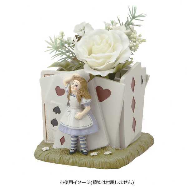 ミニポット アリス SR-0651-160 プランター 植木鉢 多肉植物 卓上 玄関 キャラクター かわいい おしゃれ 雑貨 ギフト セトクラフト