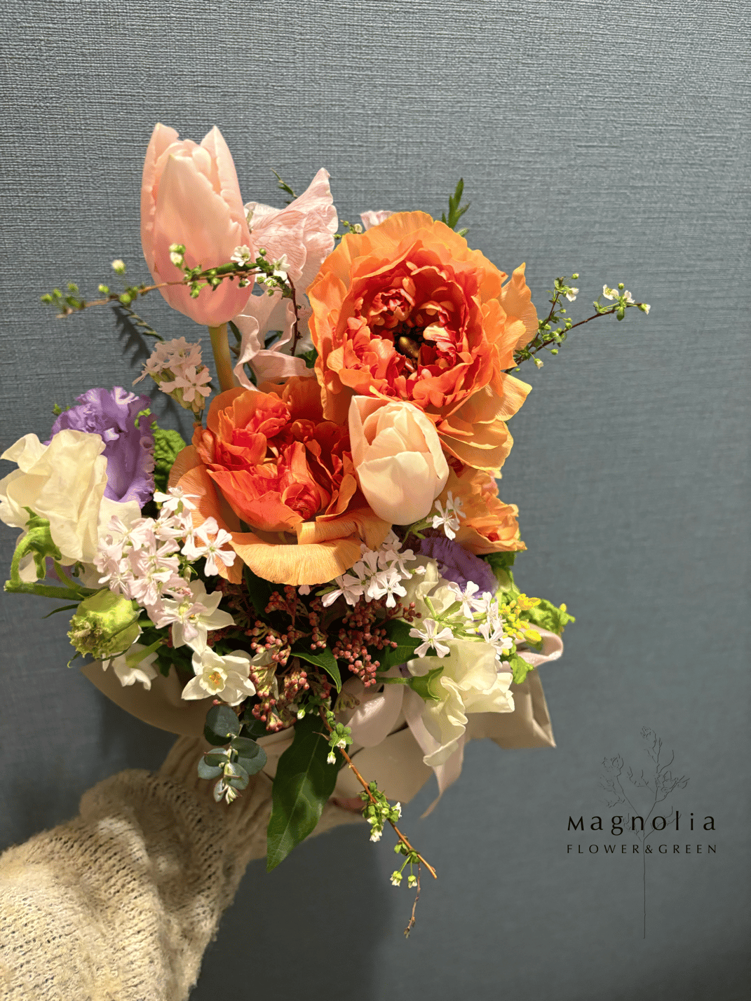 Season Flower Arrangement【M】フラワーアレンジメント ギフト プレゼント 誕生日 記念日  母の日 父の日
