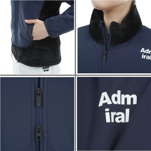 アドミラル ゴルフ レディース ボアミックス 中綿ジャケット ADMIRAL GOLF ADLA480 秋冬モデル お誕生日祝い お祝い 記念品 30代 40代 50代 60代 母の日 お母さん 還暦祝い 敬老の日 彼女 人気プレゼント プレゼント