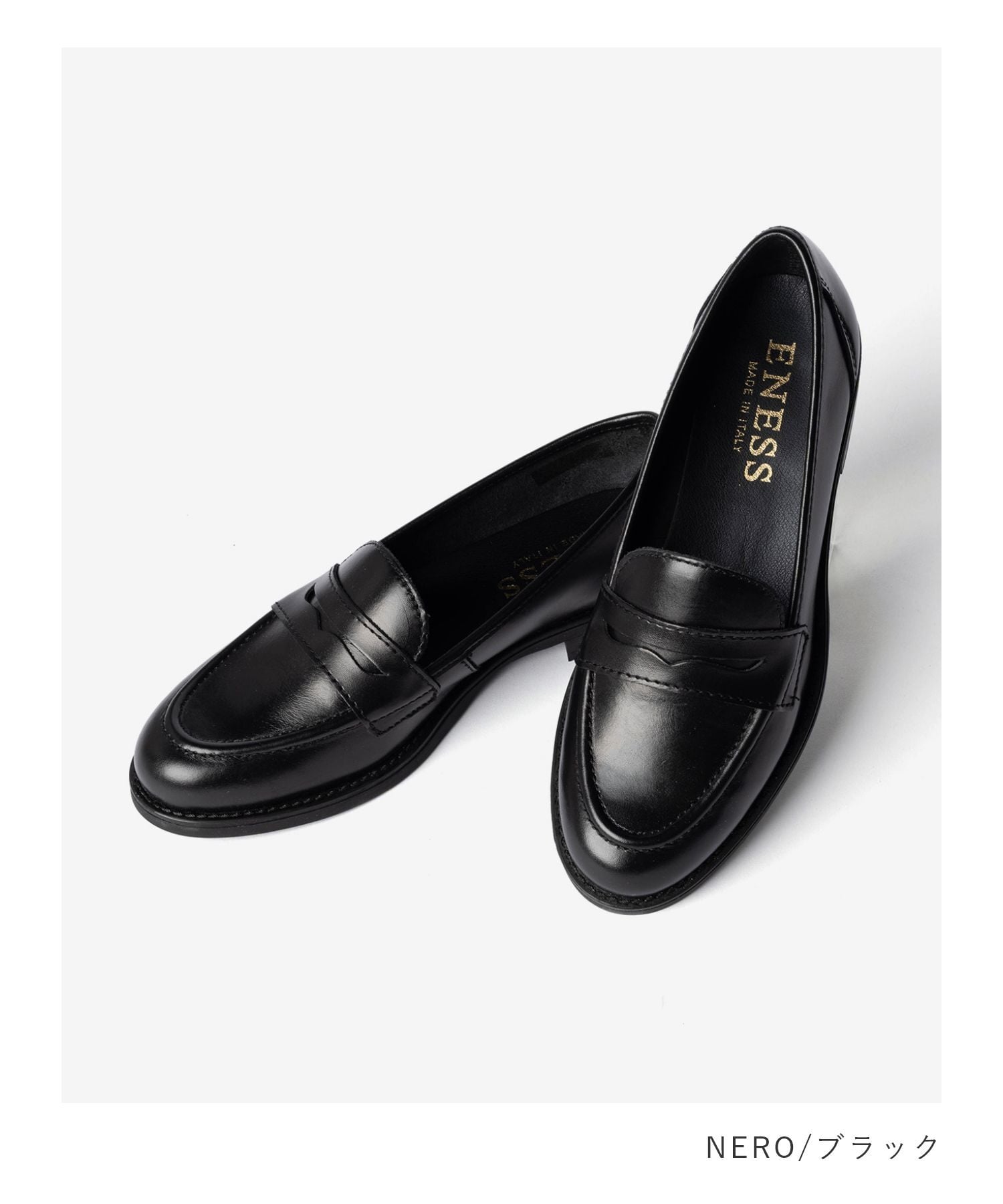 【正規品】 エネス ENESS COIN LOAFERS コインローファー ST-1201 ローファー レザー レディース シューズ