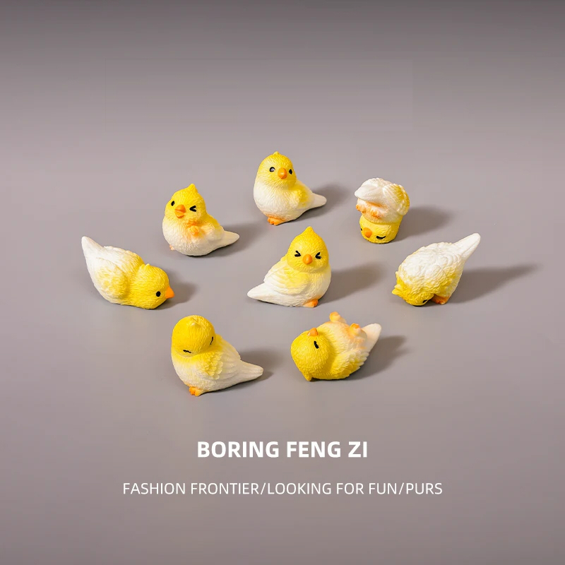 小鳥 置物 8個セット ミニチュア インコ オブジェ かわいい 鳥 フィギュア 卓上 飾り 車内アクセサリー デスク インテリア 癒し 雑貨 玄関 リビング プレゼント