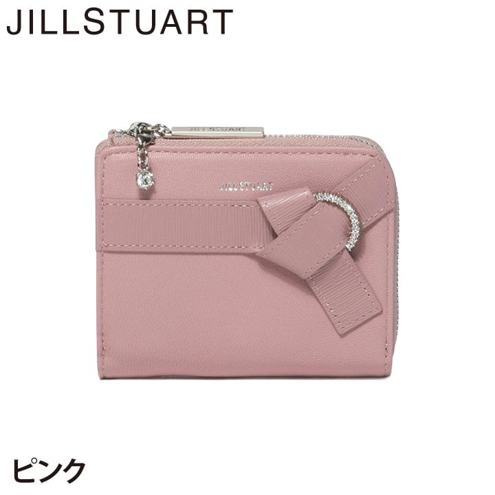 ジル スチュアート 財布 二つ折り レディース 山羊革 牛革 インプルーブ L字ファスナー ギフト JILL STUART