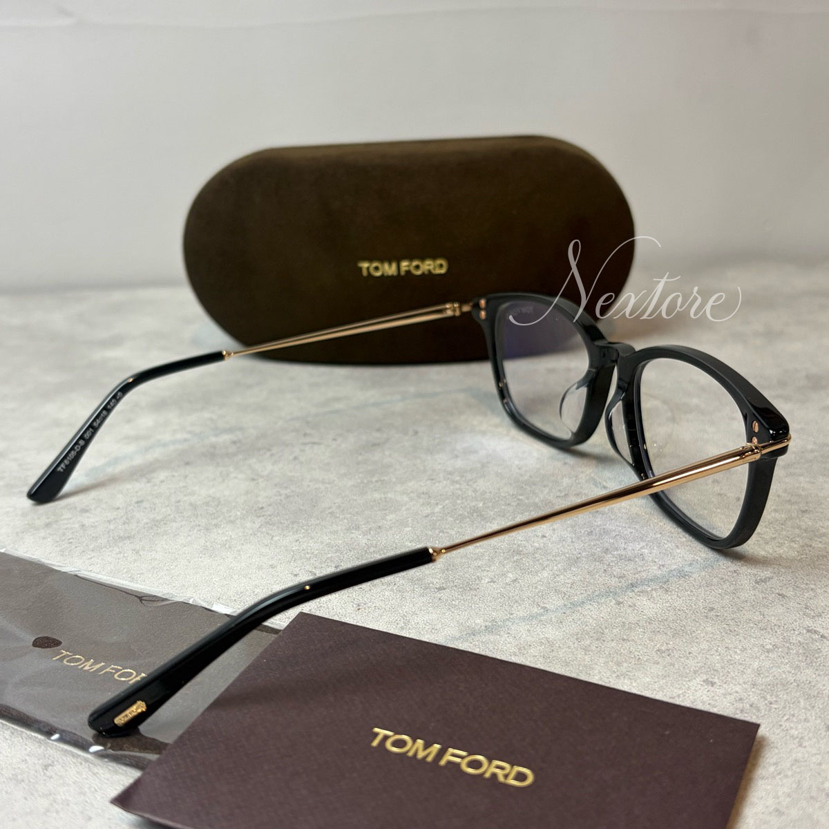 【並行輸入品】【正規品・新品】TOMFORD トムフォード TF6105DB FT6105DB 001 イタリア製 サングラス メガネ 眼鏡 メンズ レディース TOM FORD トム フォード 伊達メガネ ビジネス アジアンフィット